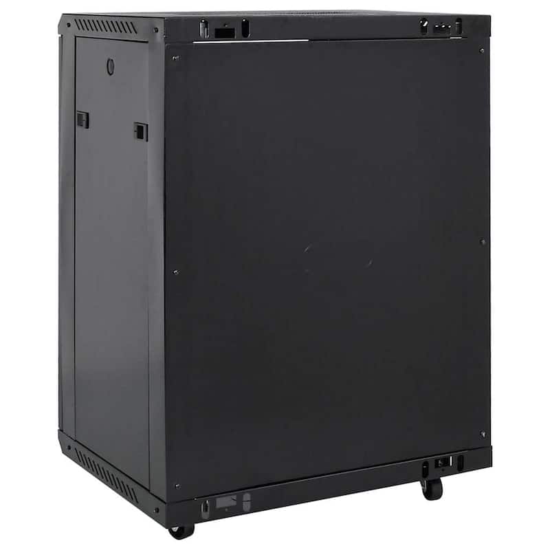 vidaXL 15U Network Cabinet with Swivel Feet 19" IP20 23.6x17.7x33.9" - 23.6 x 17.7 x 33.9"