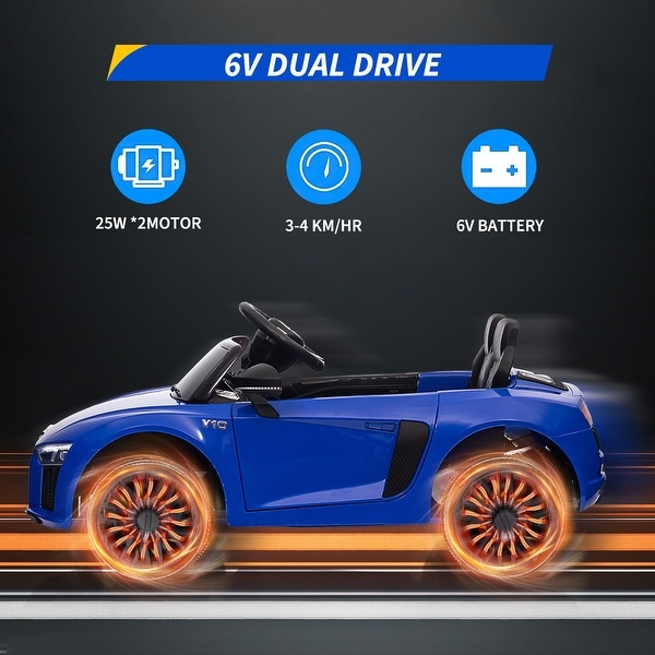 Electric Car for Kids, Audi R8 Spyder Licensed - Bed Bath & Beyond
