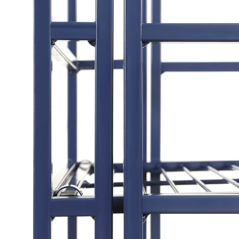 Convenience Concepts Xtra Storage 3 Tier Folding Metal Corner Shelf