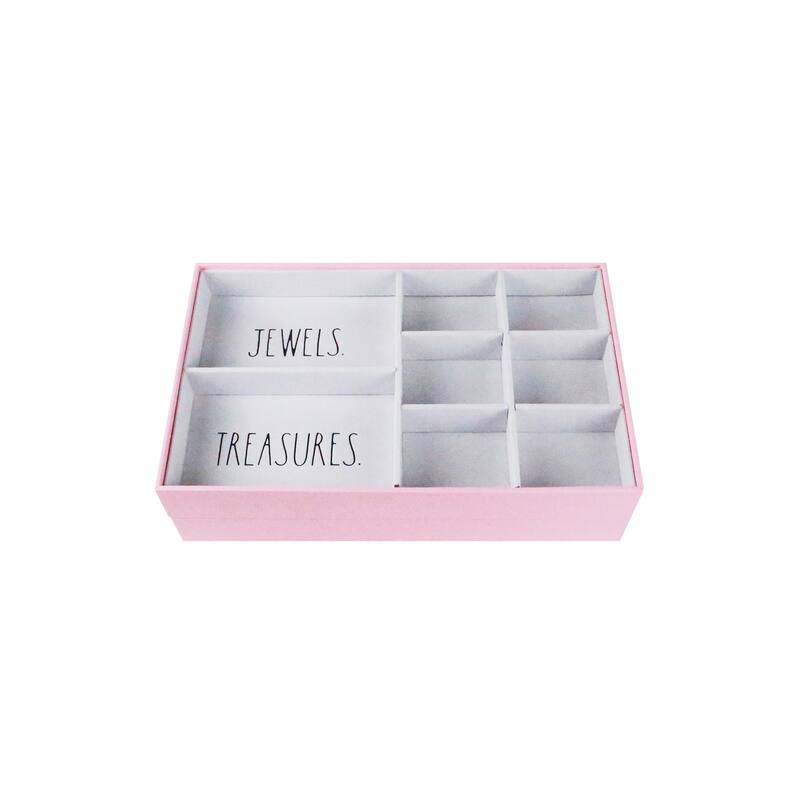 Rae Dunn Set 2 Stackable Jewelry Trays
