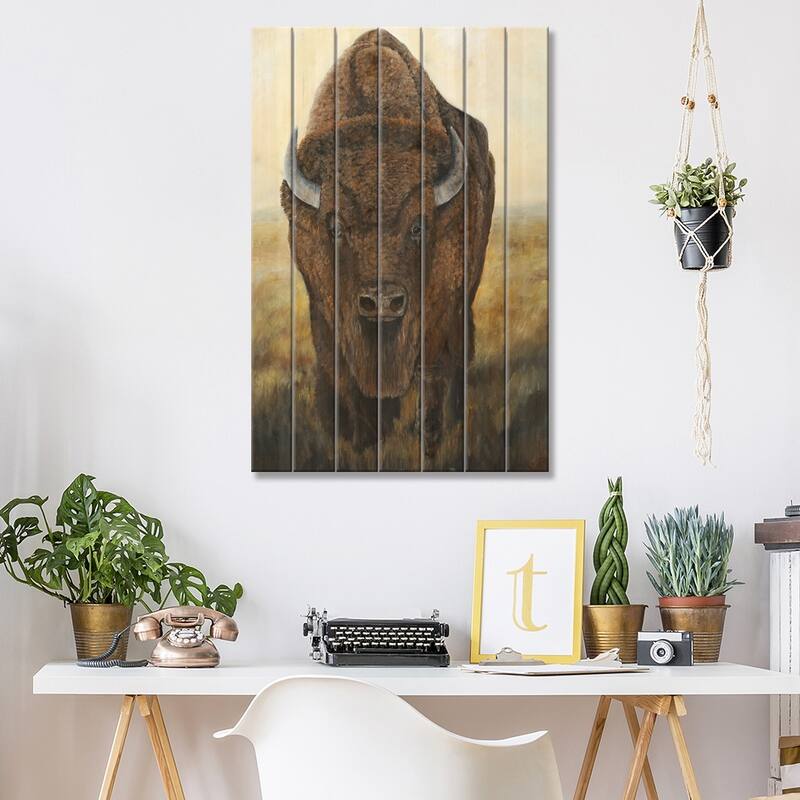 Respect Me Print On Wood by Kathy Winkler - Multi-Color