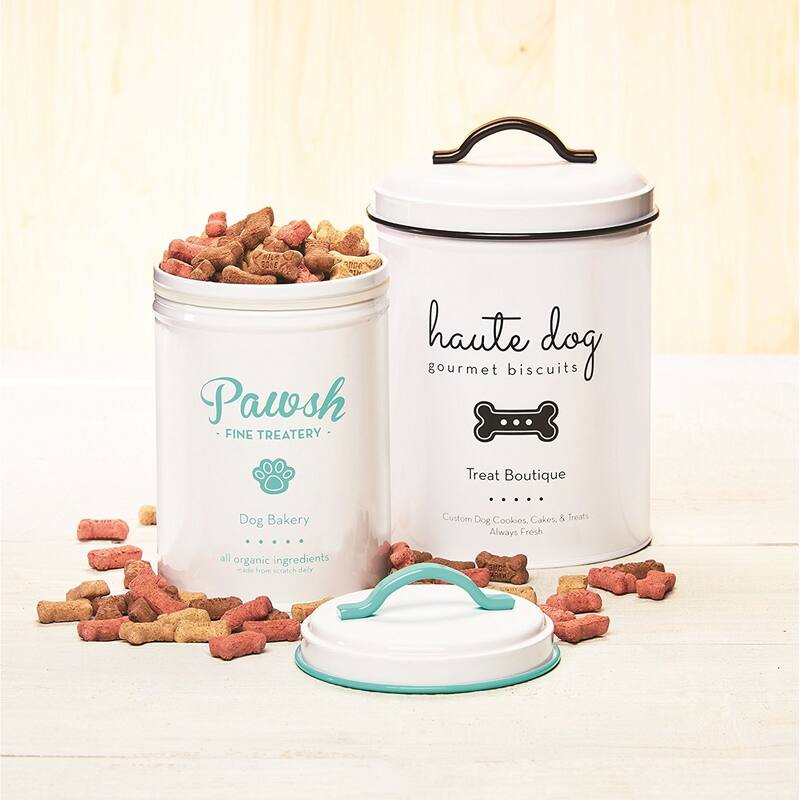 Amici Pet Pawsh Mint Fine Treatery Storage Canister - 44 oz