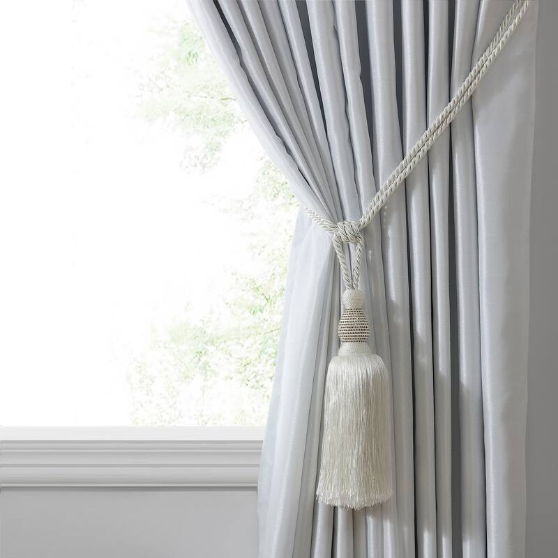 Julia Rhinestone Tassel Curtain Tieback - 26"