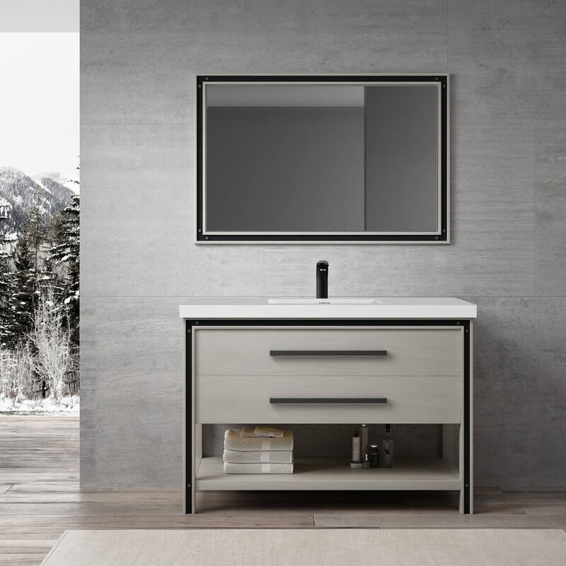 Thornton 48" Single Bathroom Vanity Set - Grey