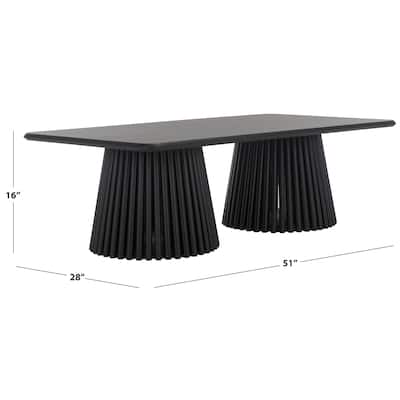 SAFAVIEH Couture Penelope Solid Wood Coffee Table - 51Wx28Dx16H