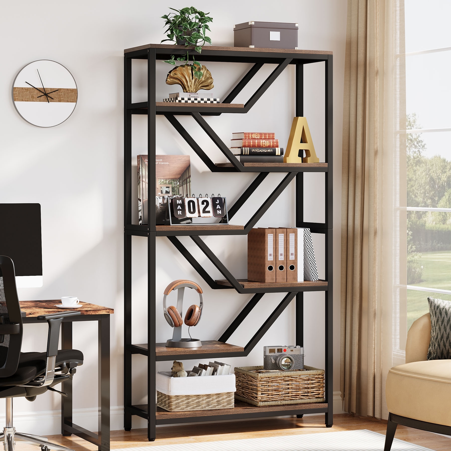 Margot Etagere - Dark Taupe Margot Etagere - Dark Taupe