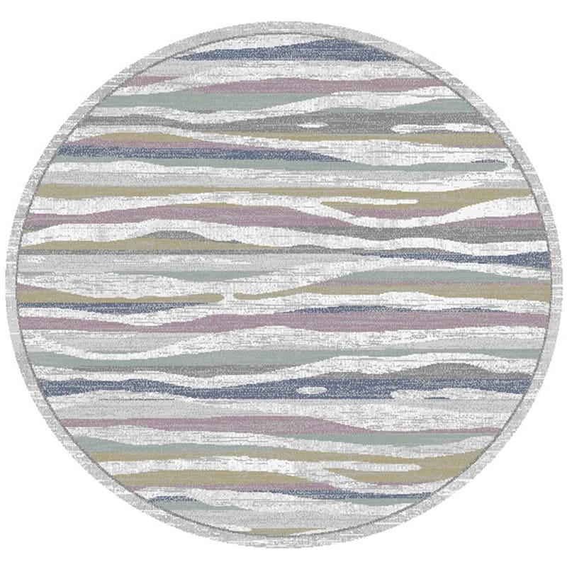 Lavinia Contemporary Area Rug - 5'3" Round