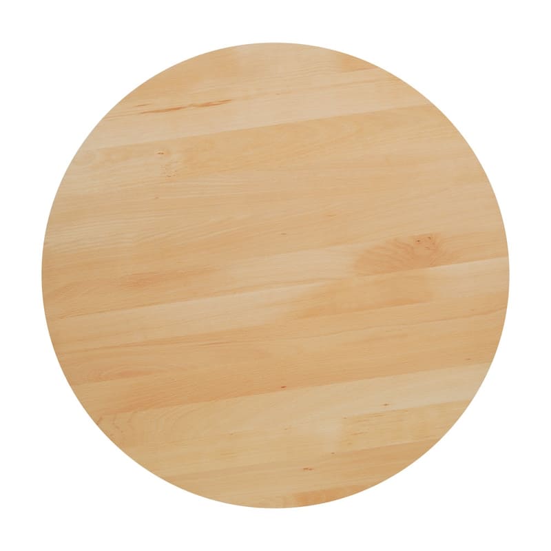 Commercial Solid Wood Tabletop with Support Bars for Indoor Use - 30"W x 30"D x 1.5"H