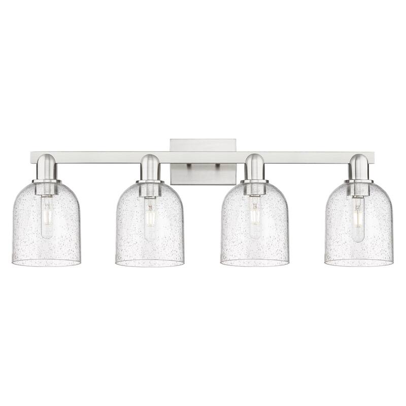 Innovations Lighting Endless Possibilities Arcadia - Bella - 4 Light 33" Bath Vanity Light - Seedy/Brushed Satin Nickel