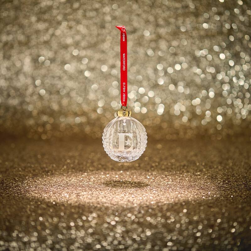 Waterford Elton John "E" Icon Bauble