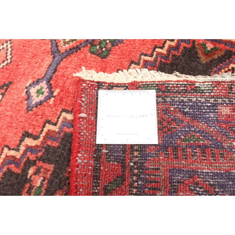 ECARPETGALLERY Hand-knotted Andelz Red Wool Rug - 4'8 x 7'3