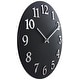 preview thumbnail 4 of 24, Infinity Instruments Vogue 12-inch Round Wall Clock - 12 x 1.25 x 12