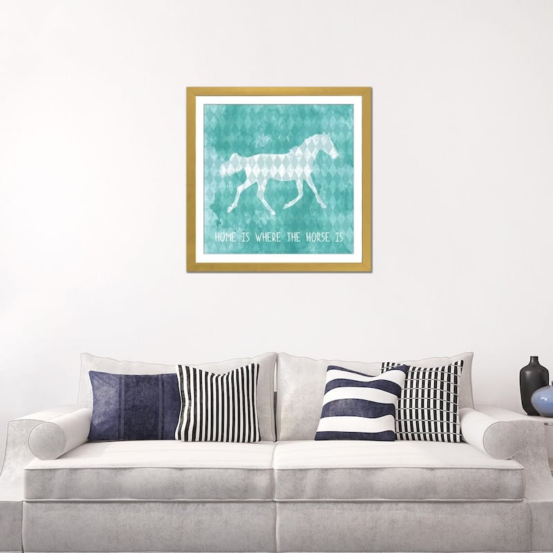 iCanvas "Horse Silhouette II" by Erin Clark