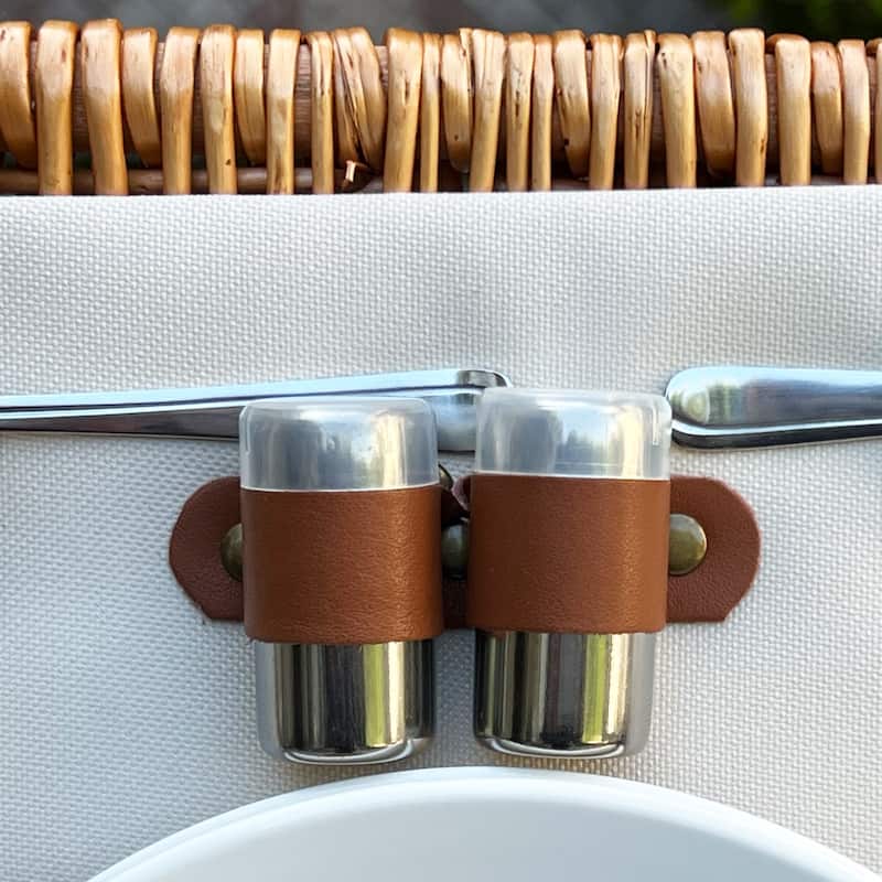 Picnic at Ascot - Willow Basket for Two with Blanket & Coffee Service