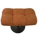 preview thumbnail 30 of 45, Art Leon Fabric Swivel Accent Chair with Ottoman