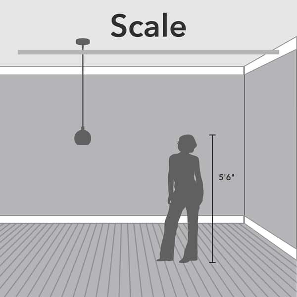 dimension image slide 0 of 12, Hunter Xidane 1 Light Clear Glass Pendant or Semi-Flush Light - Kitchen Island, Dining Room, Entry - Glam, Contemporary