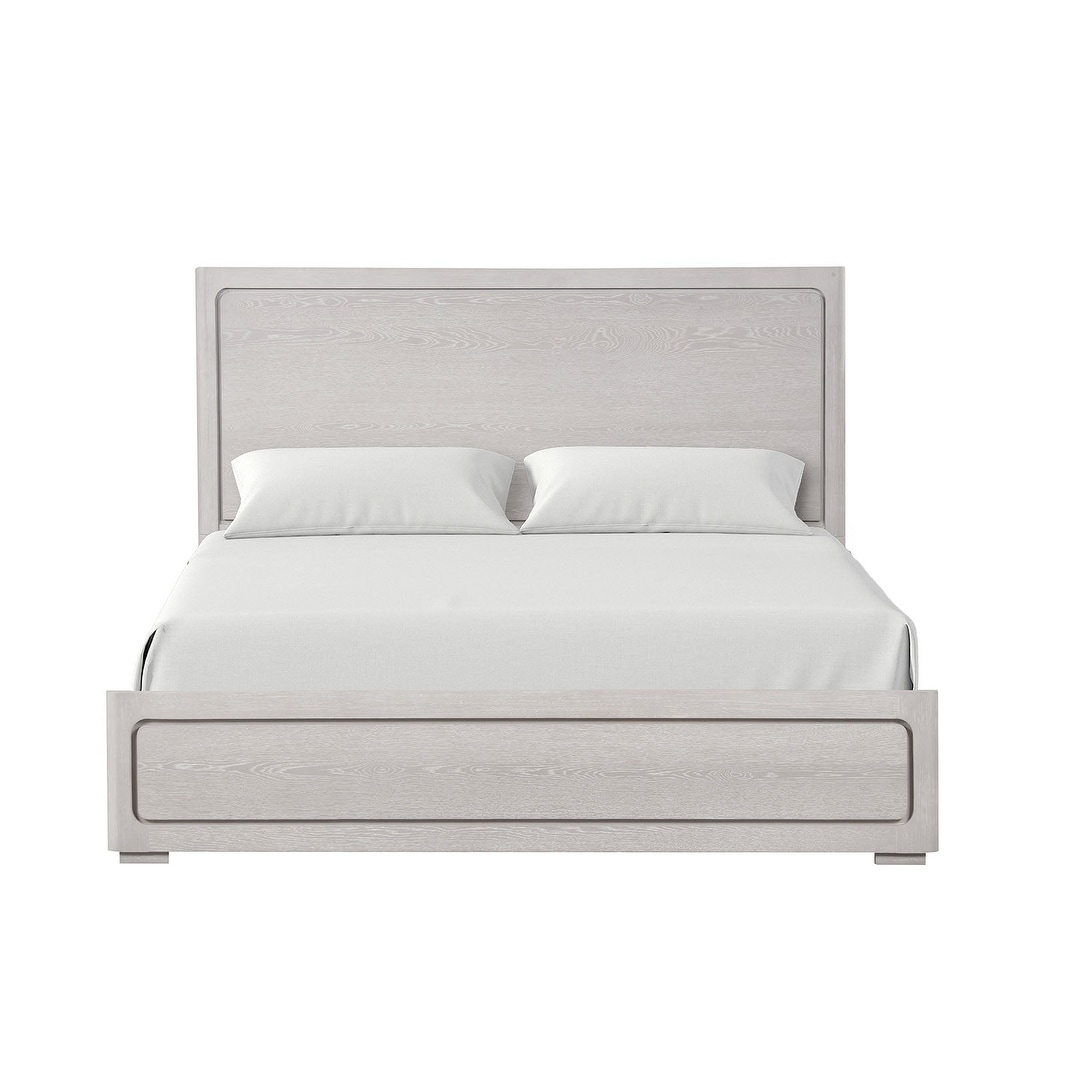 Modern Style White Oak Finish 1pc Bed