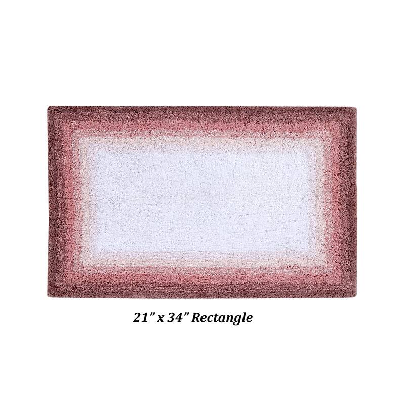 Better Trends 100% Cotton Super Soft & Highly Water Absorbent Bathroom Rugs-Torrent Collection Tufted Machine Washable Bath Mats