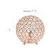 preview thumbnail 26 of 36, Elegant Designs Crystal Ball Sequin Chrome Table Lamp