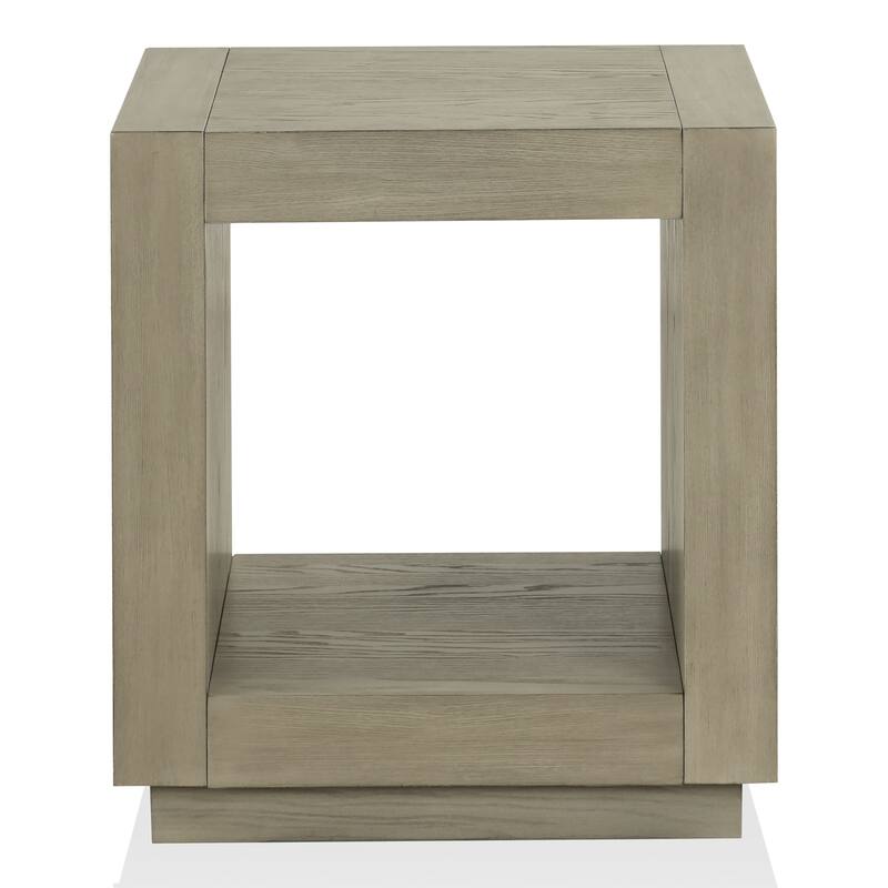 Furniture of America Gryel Modern 20-inch 1-Shelf Square End Table