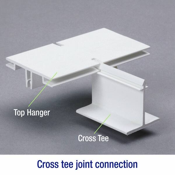 Shop Ceilingmax White Surface Mount Ceiling Grid Kit 100 Sqft Overstock 11353571