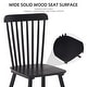 preview thumbnail 12 of 34, Solid Wood Windsor Dining Chair Set of 4