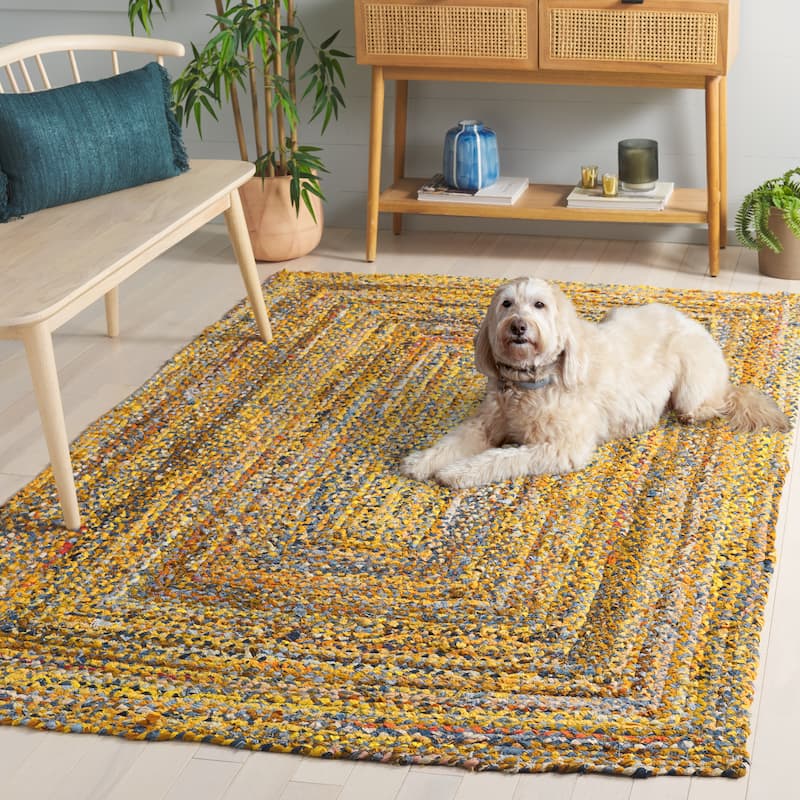 SAFAVIEH Georgine Handmade Nanny Braided Bohemian Cotton Rug