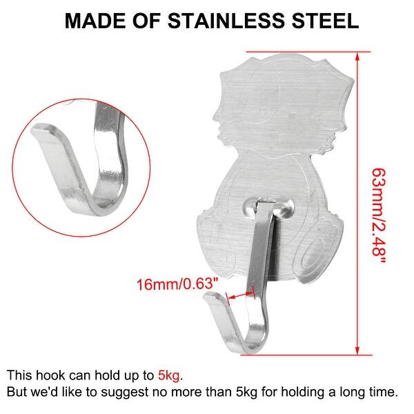 Shop Self Stick Hooks Sticky Wall Door Hook Robe Towel Clothes