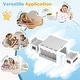 preview thumbnail 18 of 31, Costway Wooden Kids Table and Chairs Set with Double-sided Tabletop,