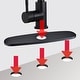 preview thumbnail 15 of 13, Proox Commercial Single Handle Pull Down Sprayer Kitchen Sink Faucet with Soap Dispenser