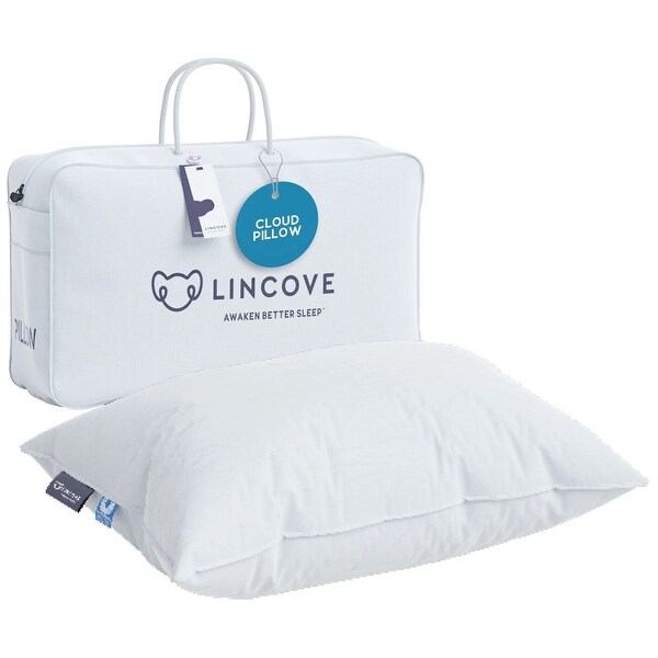 Lincove Cloud Canadian Down Luxury Sleeping Pillow 600 Fill Power Made in Canada Bed Bath Beyond 37435337