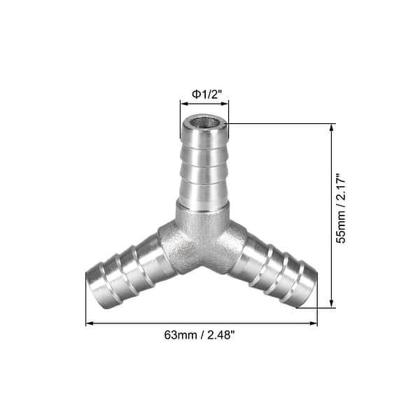 1PC Stainless steel Female Thread straight cross Union water pipe Hose connector