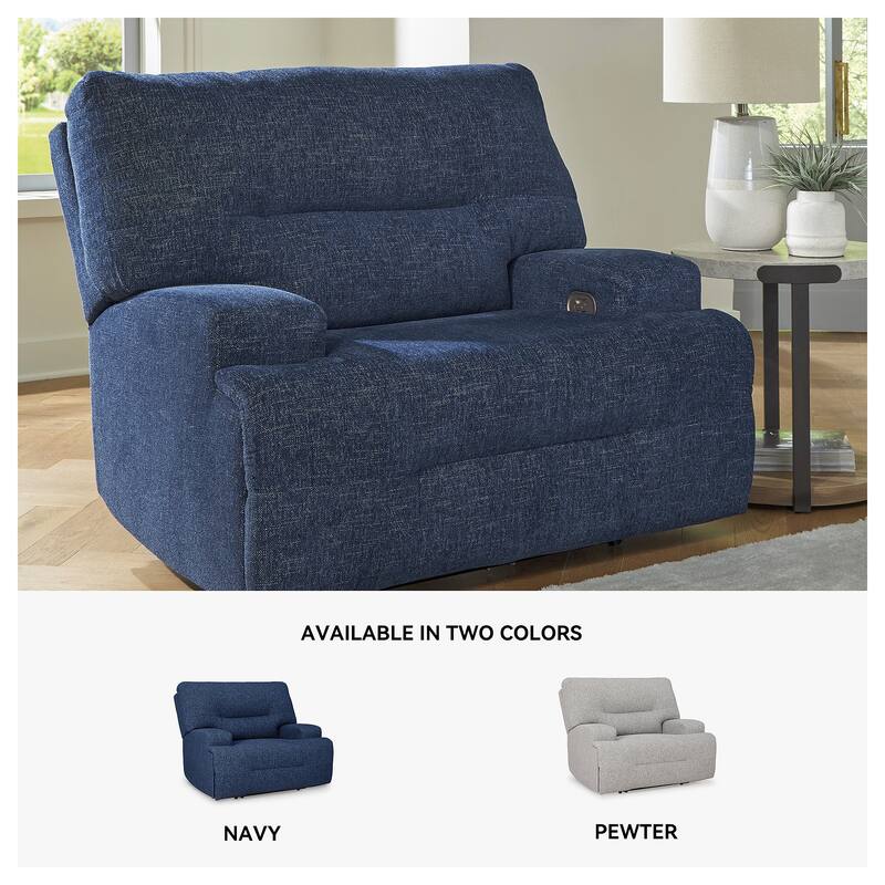 Signature Design by Ashley Acklen Place Wide Seat Power Recliner