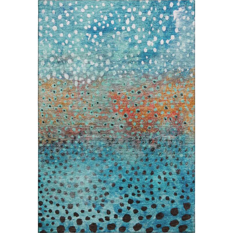 Premium Washable Super Soft Contemporary Ombre Mayfield Rug