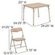 preview thumbnail 24 of 31, Kids Colorful 3 Piece Folding Table and Chair Set