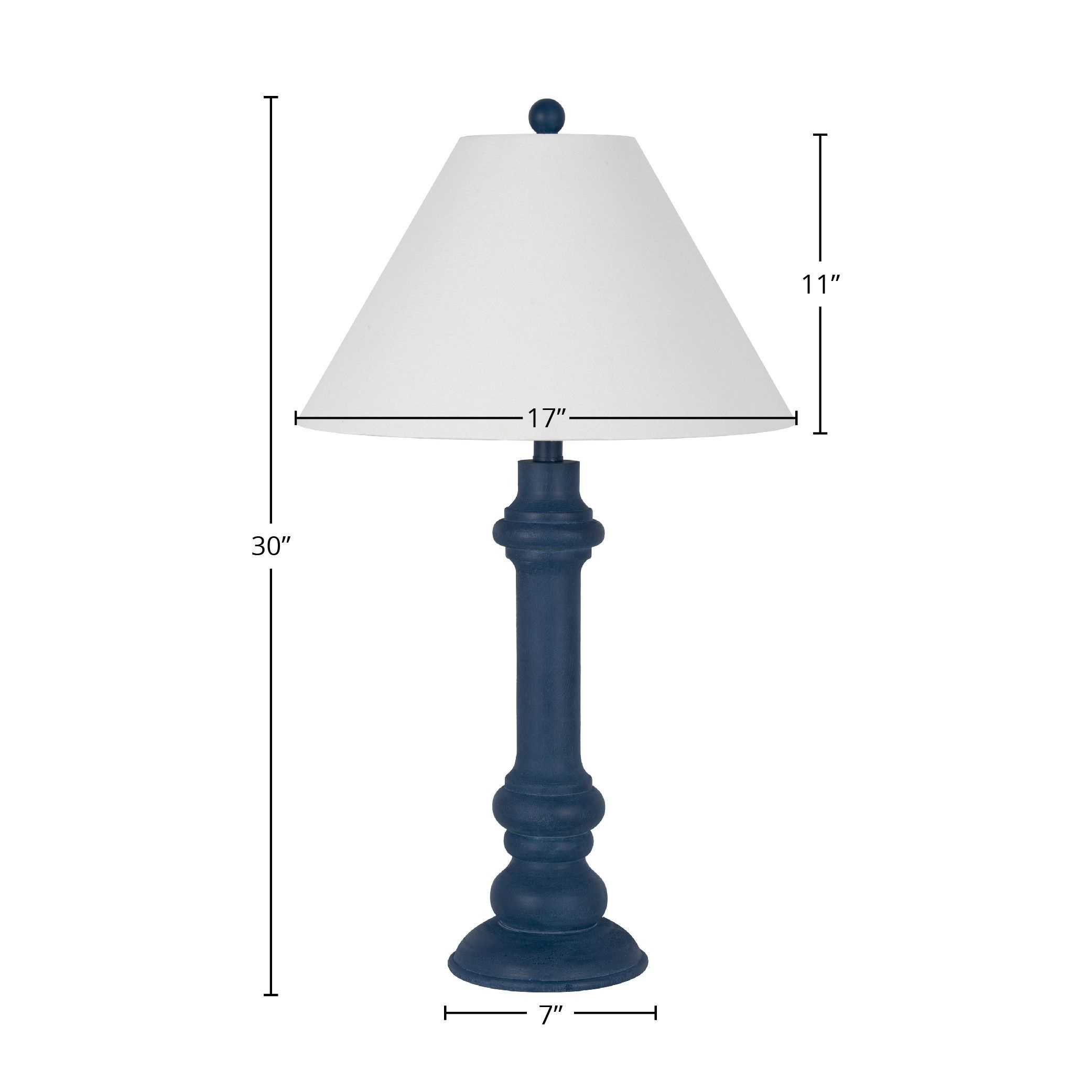 Navy shade table lamp 2025
