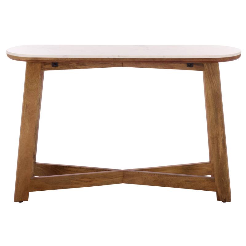 SAFAVIEH Home Shina Oval Console Table - 14"W x 50"D x 32"H