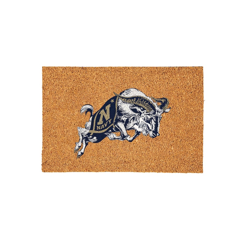 US Naval Academy Full Color Indoor/Outdoor Coir Mat
