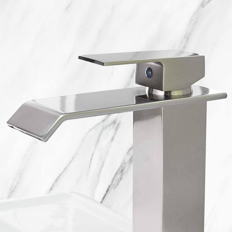 Single Handle 1Hole Waterfall Vessel Bathroom Faucet Bed Bath