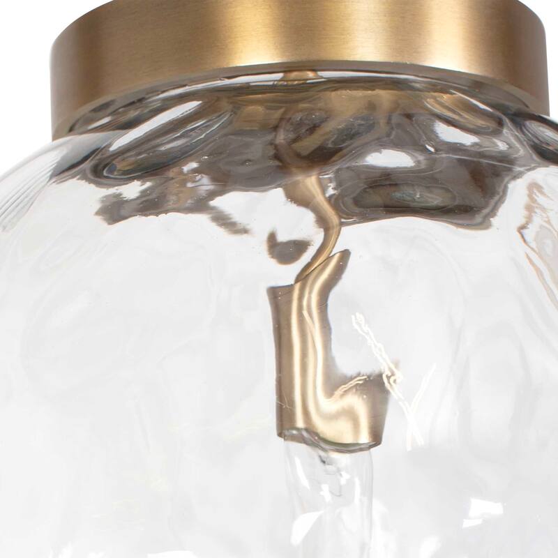Uttermost Gaia 1 Light Watered Glass Pendant - N/A