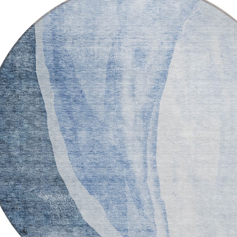 HomeRoots Abstract Transitional Rectangle Outdoor Rug