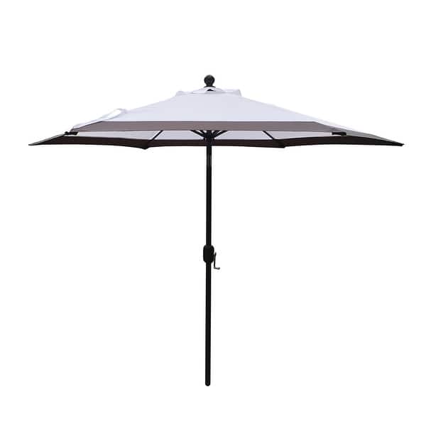 Shop 9ft Outdoor Shades Market Patio Umbrella Striped 15 Colors Overstock 31876480