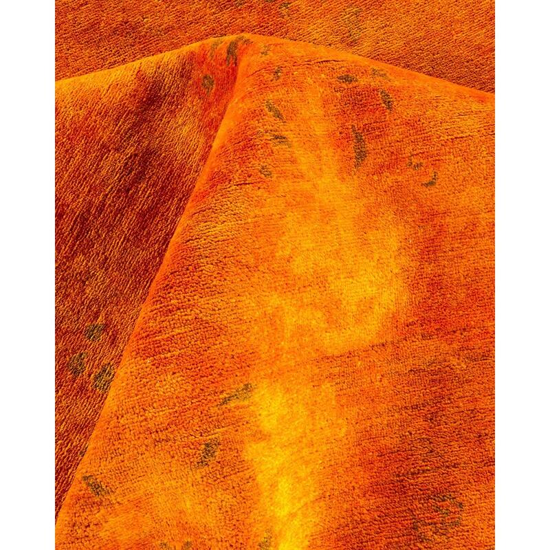 Vibrance, One-of-a-Kind Handmade Area Rug - Yellow, 15' 3" x 12' 0" - 15' 3" x 12' 0"