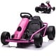 preview thumbnail 13 of 29, 24V Kids Ride on Go Kart with Powerful Motors Rose
