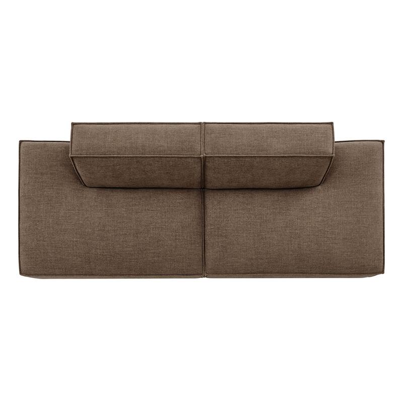 Restore 2-Piece Performance Fabric Upholstered Modular Loveseat