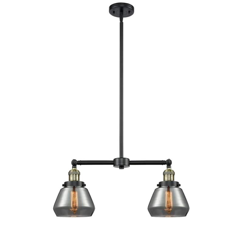 Innovations Lighting Fulton 2 Light 21" Wide Linear Chandelier