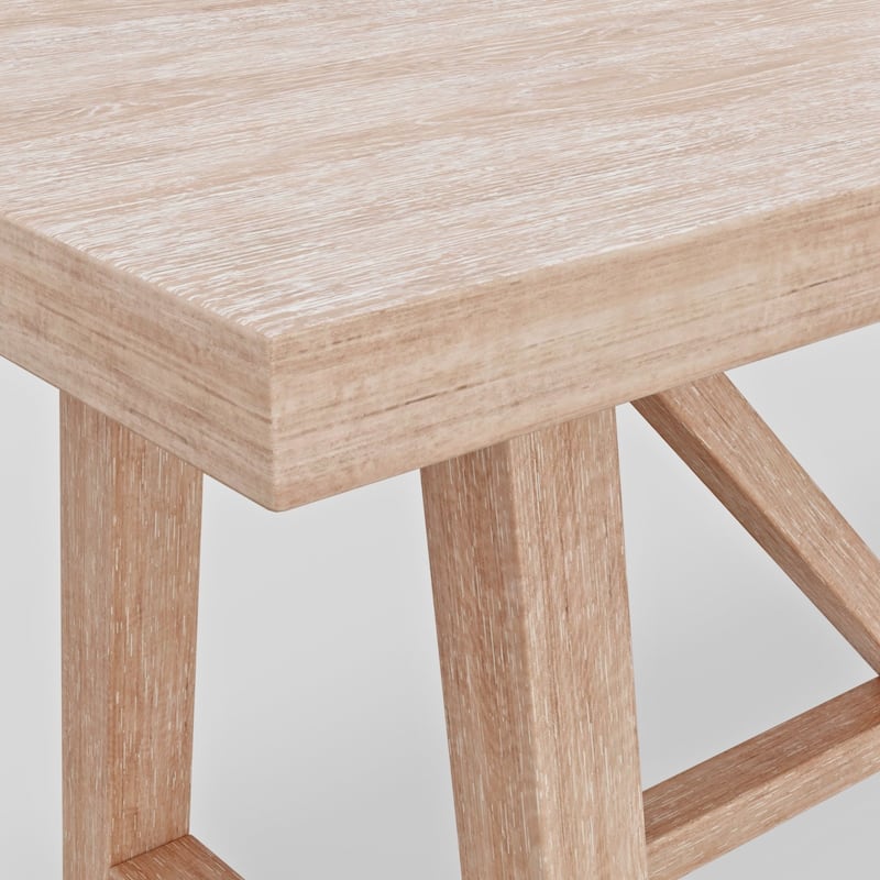 Alpine Furniture Raquel 84 in. W Rectangular Dining Table