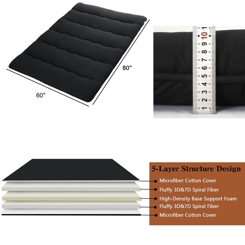 Japanese Futon Floor Mattress, Japanese Style Floor Mattress Sleeping Mattress Pad Tatami Mat