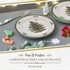preview thumbnail 2 of 5, Spode Set of 4 Christmas Tree Melamine Salad Plates - 8" D