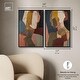 preview thumbnail 53 of 59, Contemplation Dialogue Abstract Art Set Canvas Print by Art Remedy